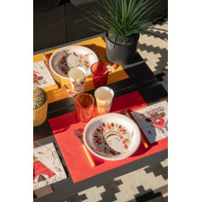 Set de table rouge Set de table rouge