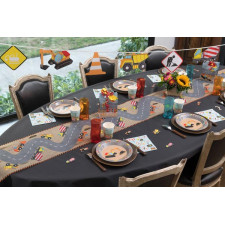 Décoration anniversaire thème construction et chantier