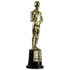 Trophée oscar cadeau départ à la retraite