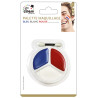 Palette maquillage bleu blanc rouge Palette maquillage bleu blanc rouge