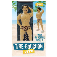 Tire-bouchon humoristique homme musclé Tire-bouchon humoristique homme musclé