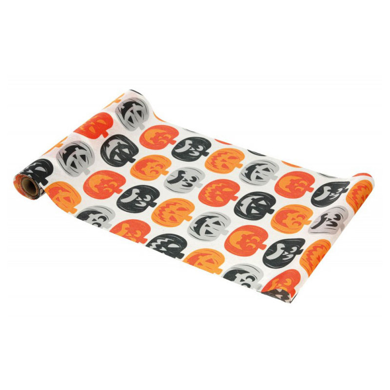 Chemin de table citrouille Halloween