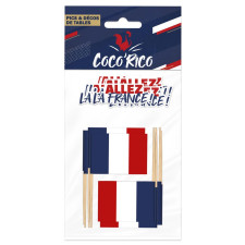 Pics drapeau français avec confettis