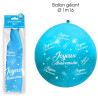 Ballon anniversaire géant bleu Ballon anniversaire géant bleu