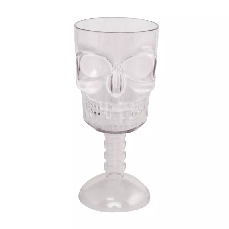 Lot De 4 Verres à Liqueur Tête De Mort 3D - SHATCHI Halloween