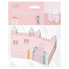 Pots bonbons anniversaire princesses