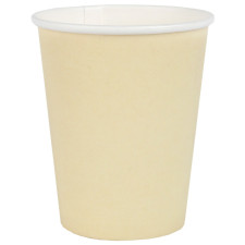 Gobelet jetable blanc en carton