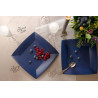 Assiettes jetables bleu marine