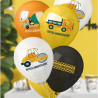 Ballons engins de chantier pour anniversaire