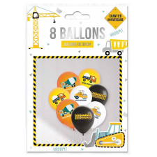 Ballons thème travaux anniversaire