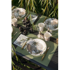 Set de table vert sauge Set de table vert sauge