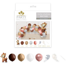 Kit arche de ballons thème animaux pour anniversaire enfant