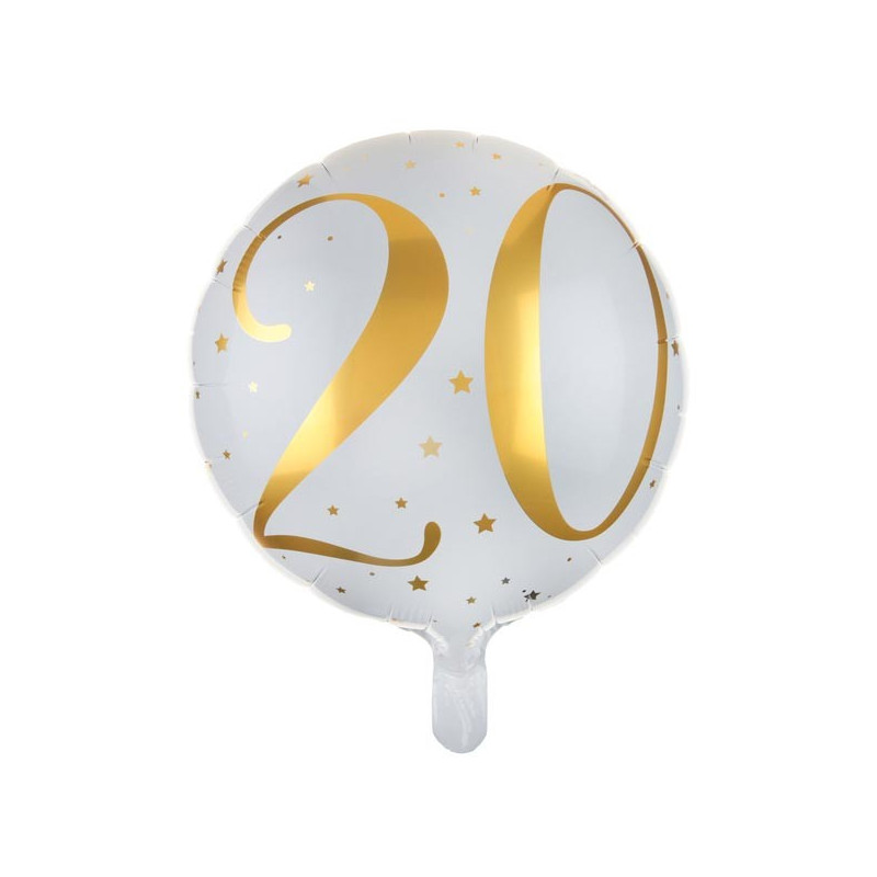 Ballon hélium pour anniversaire 20 ans