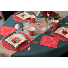 Décoration de table thème rouge Décoration de table thème rouge