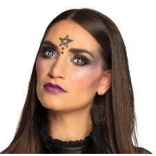 Lentilles Halloween croix satanique noires et blanches