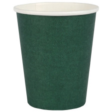 Gobelet en carton vert foncé