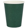 Gobelet en carton vert foncé