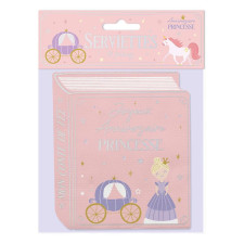 Petites serviettes anniversaire thème princesse