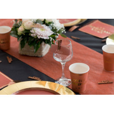 Marque-place en carton couleur terracotta