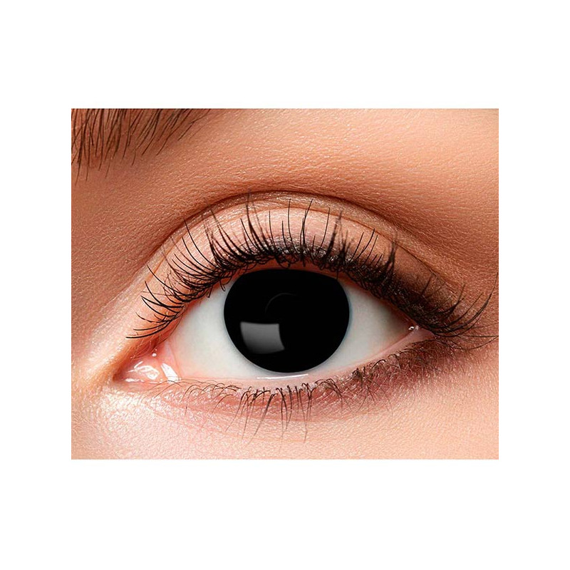 Lentilles noires Halloween
