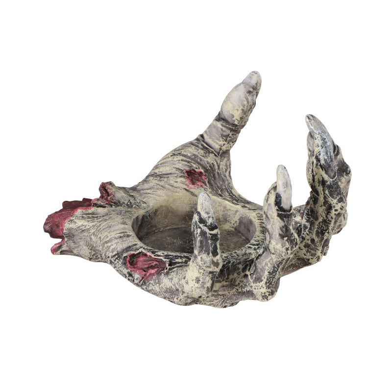 Bougeoir Halloween main de zombie Bougeoir Halloween main de zombie