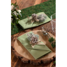 Serviette de table vert sauge