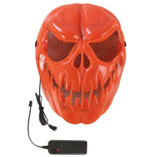 Masque citrouille Halloween avec leds
