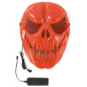 Masque citrouille Halloween avec leds