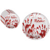 Assiettes en carton Halloween sanglantes Assiettes en carton Halloween sanglantes