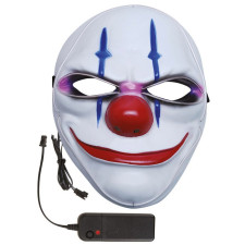 Masque clown tueur LED Halloween