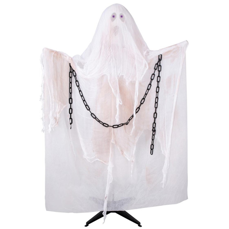 Automate Halloween fantôme géant lumineux, sonore et animé Automate Halloween fantôme géant lumineux, sonore et animé