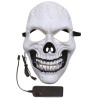 Masque squelette Halloween lumineux