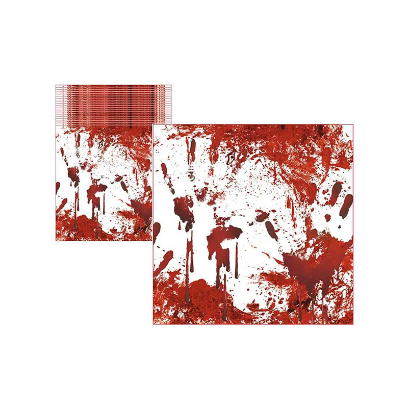 Serviette Halloween sanglante