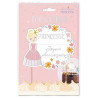 Cake topper anniversaire princesse personnalisable
