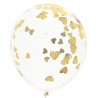 Ballon confettis cœur