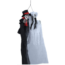 Mariés squelettes Halloween à suspendre Mariés squelettes Halloween à suspendre