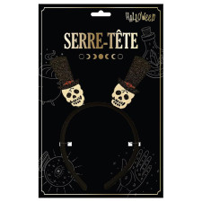 Serre-tête crâne de squelette Halloween