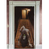 Déco porte Halloween monstre possédé