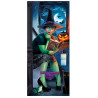 Décoration sorcière aux toilettes humoristique Halloween pour porte