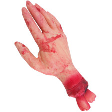 Fausse main Halloween sanglante