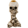 Bougeoir tête de mort Halloween Bougeoir tête de mort Halloween