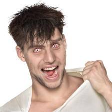 Lentilles psychopathe accessoire d'Halloween
