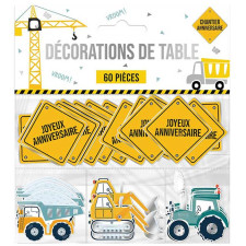 Confettis thème chantier et construction Confettis thème chantier et construction