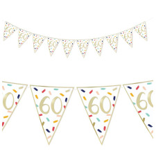 Guirlande fanion anniversaire 60 ans