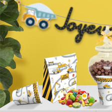 Pochette surprise anniversaire thème chantier Pochette surprise anniversaire thème chantier