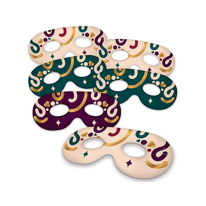 Masque de fête en carton Masque de fête en carton