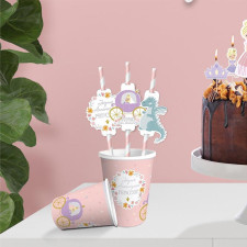 Gobelet anniversaire thème princesse