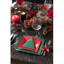 Assiette en carton Noël