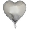 Ballon coeur argent Ballon coeur argent