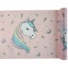 Chemin de table pour anniversaire licorne 5 mètres Chemin de table pour anniversaire licorne 5 mètres